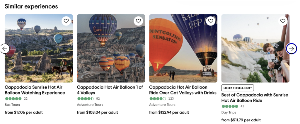 cappadocia hot air balloon booking